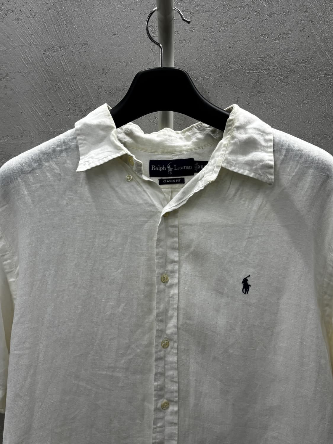 폴로 랄프로렌 린넨 반팔 셔츠 XXL 상품이미지3