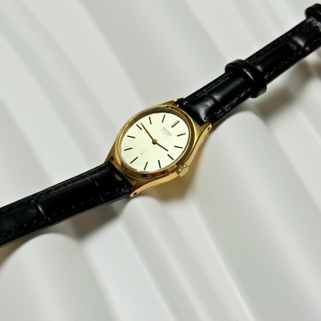 80's90's 세이코 빈티지 금장 라운드 드레스 시계 상품이미지5