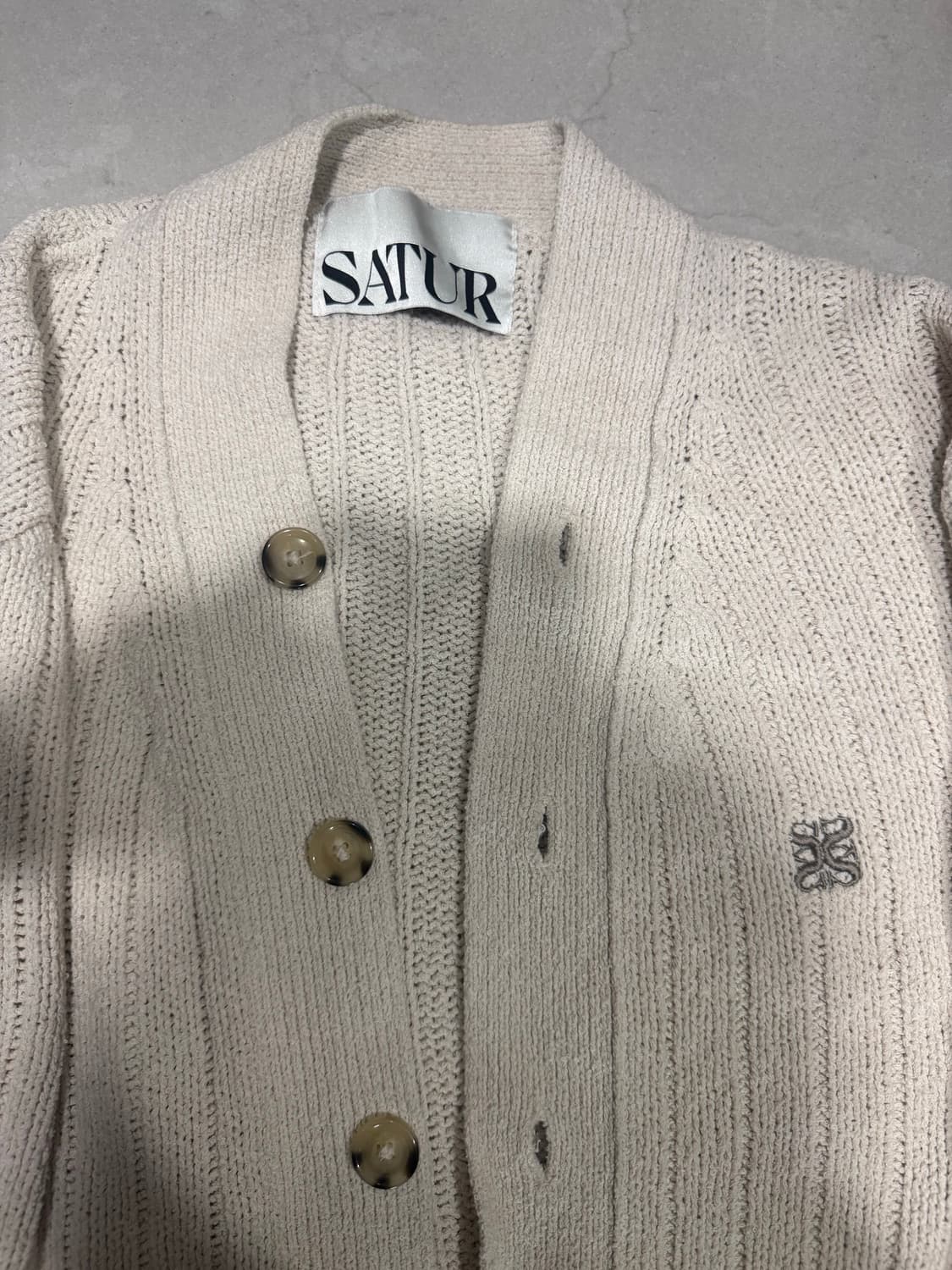 [당일출고,L] 세터 파로 부클 가디건 상품이미지2