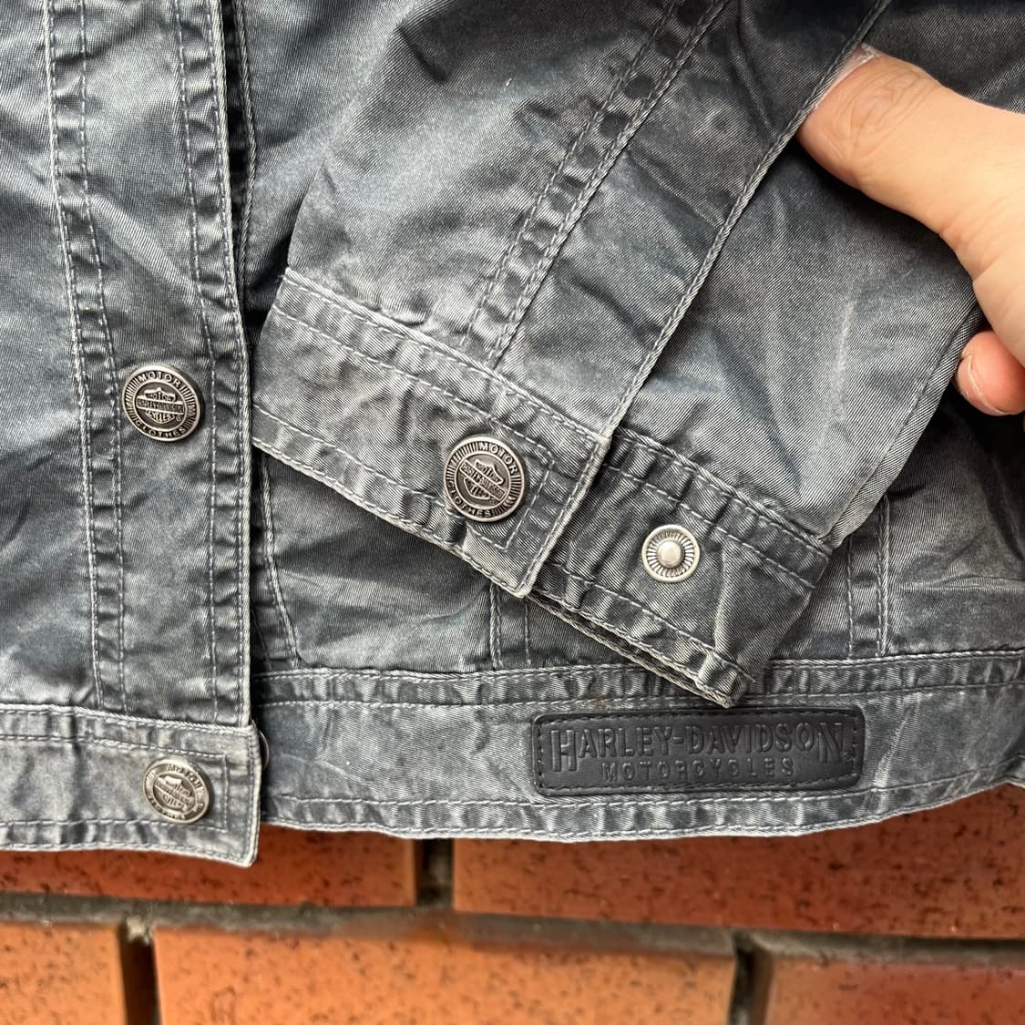 할리데이비슨 나일론 트러커 자켓 (100-105) 상품이미지6