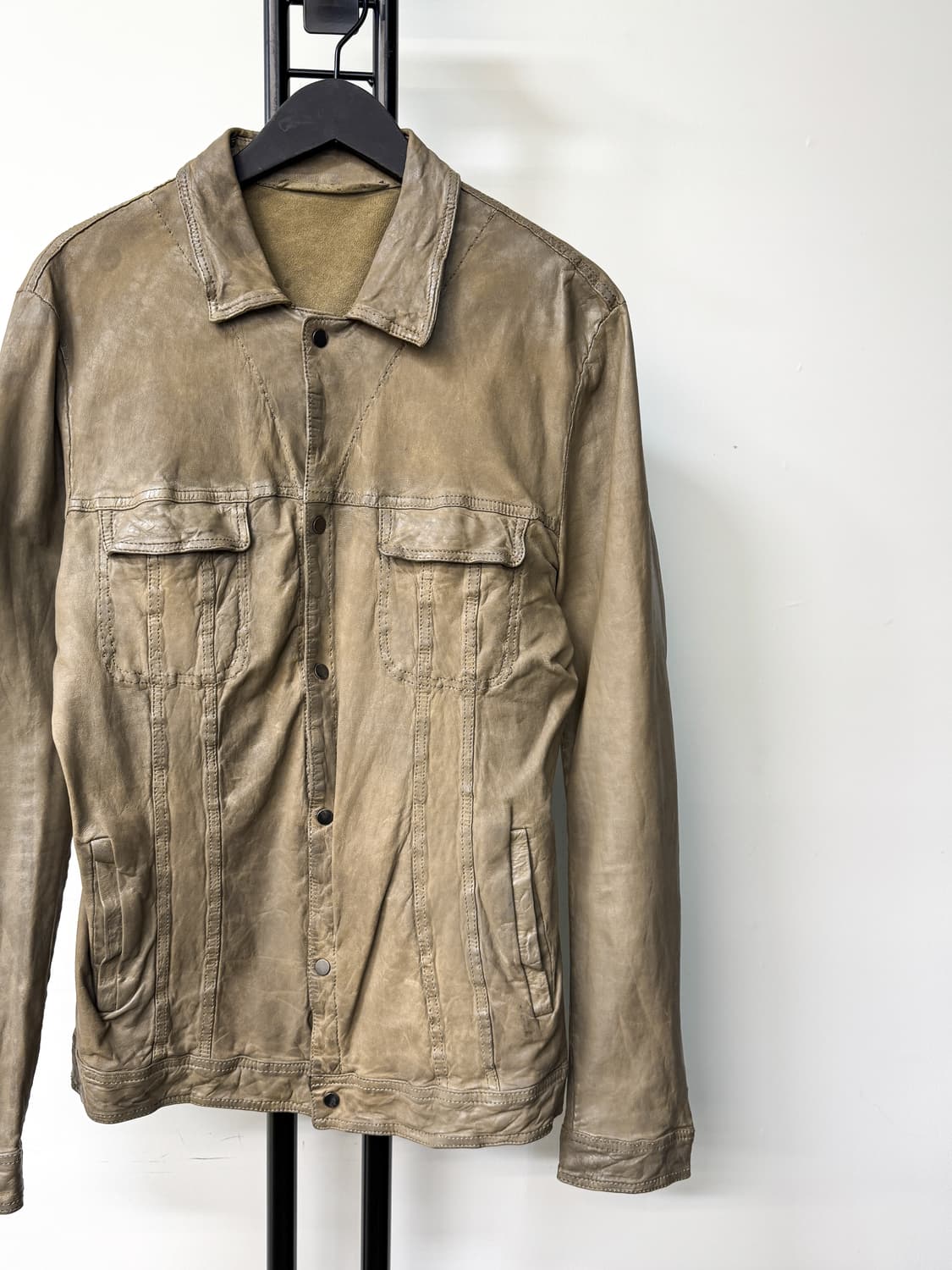 살바토레 산토로 램 레더 자켓 상품이미지2