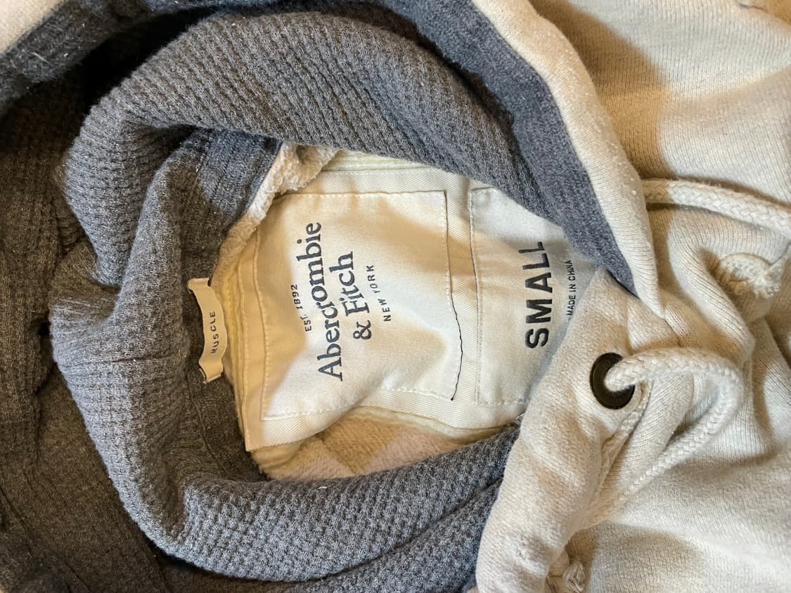 아베크롬비 & 피치 빈티지 후드티 맬란지 상품이미지5