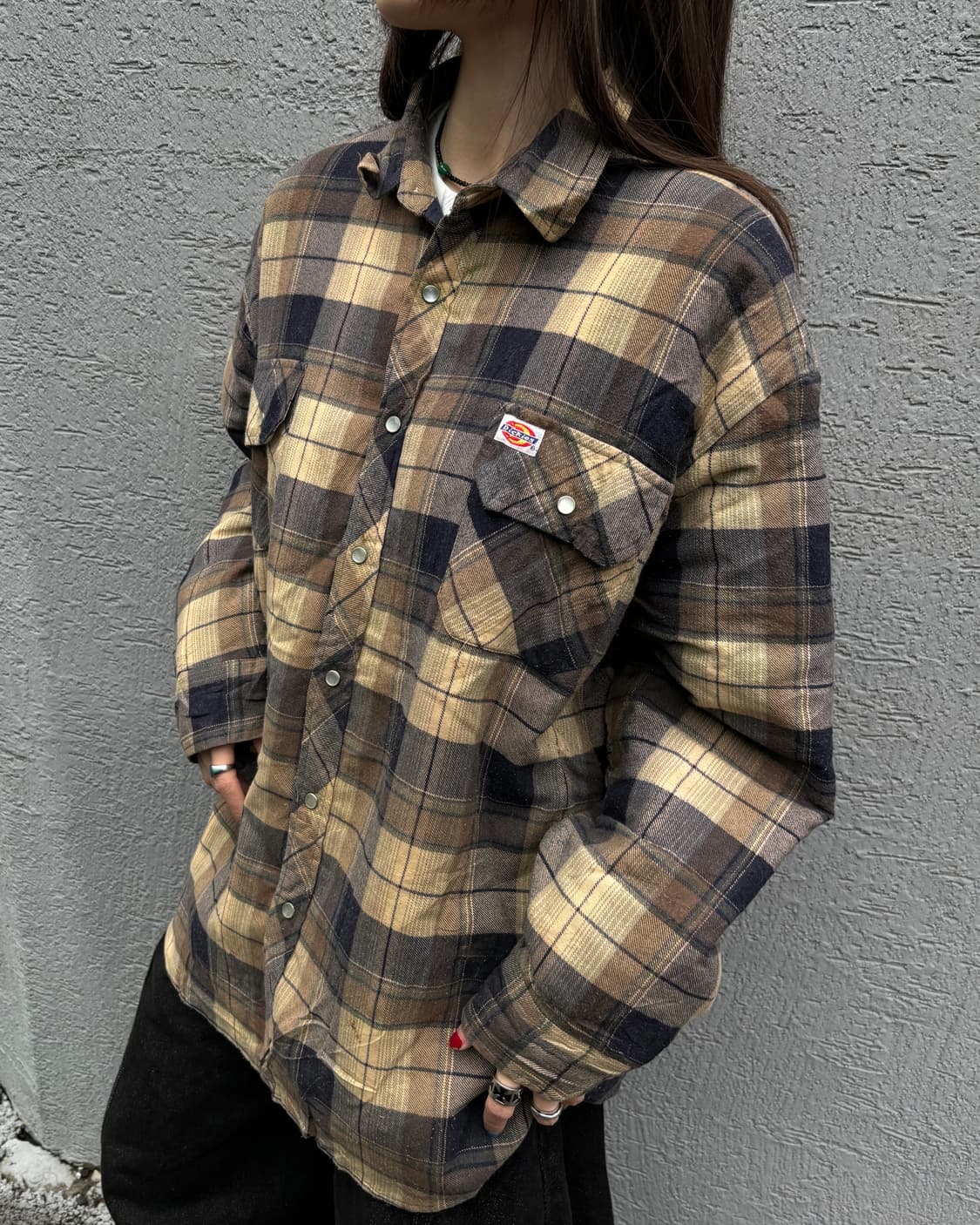 90s Dickies Plaid Shirt 상품이미지3