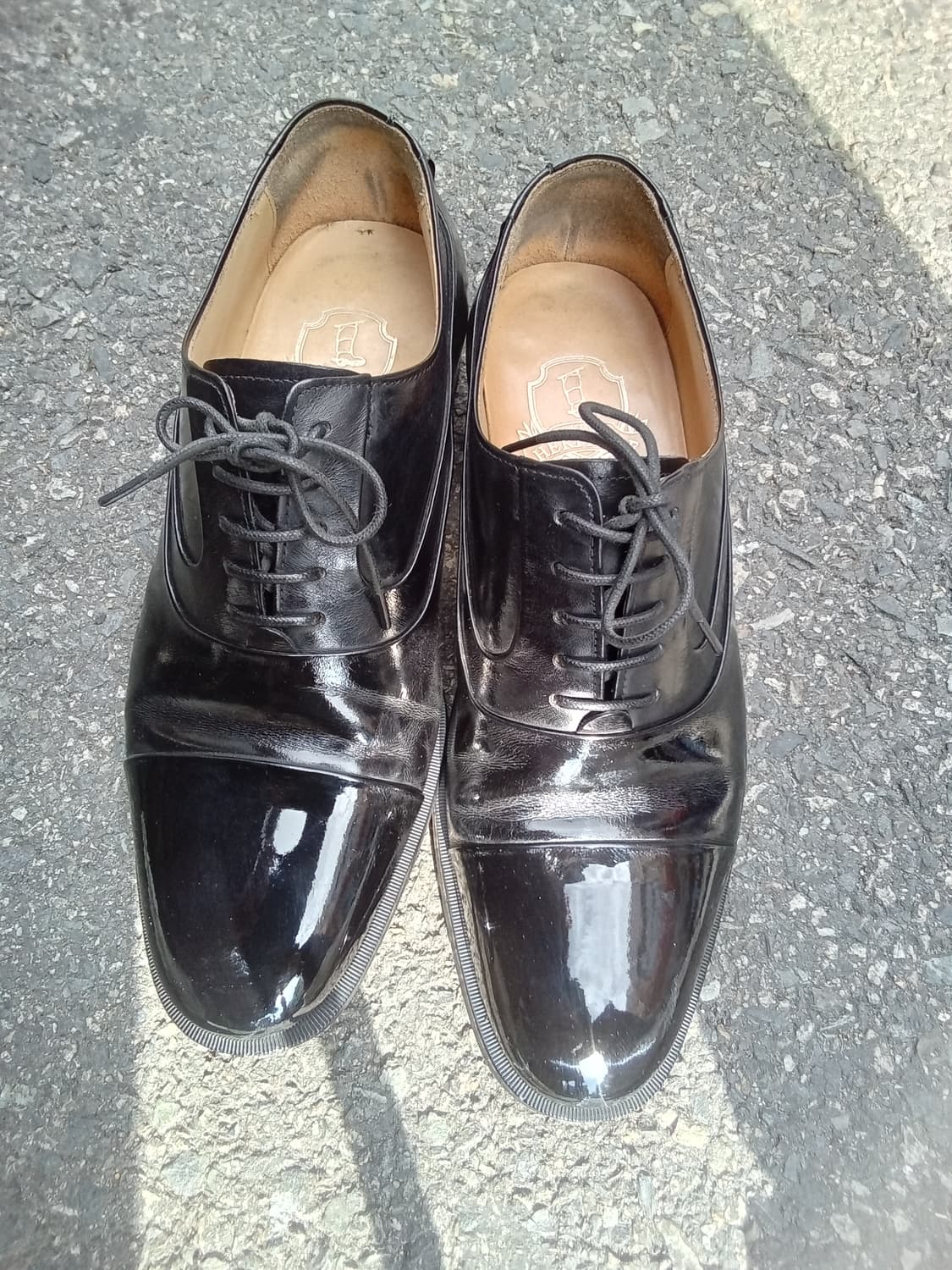 헤리티지 리갈 스트레이트 팁,다크블랙 정장 구두 상품이미지6