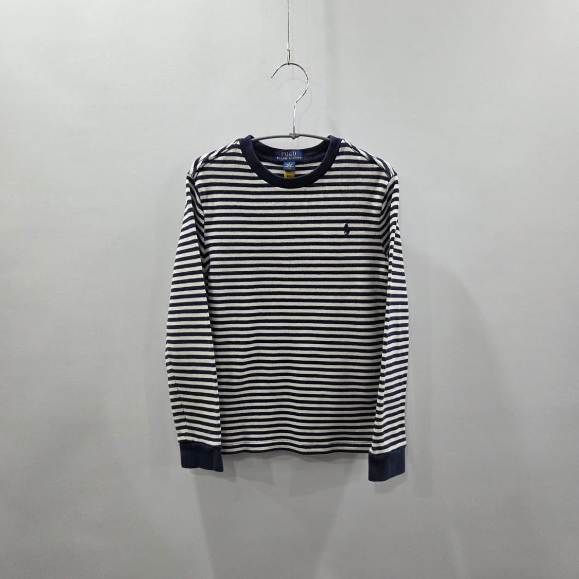 폴로랄프로렌 키즈 스트라이프 와플 롱슬리브 7  상품이미지1