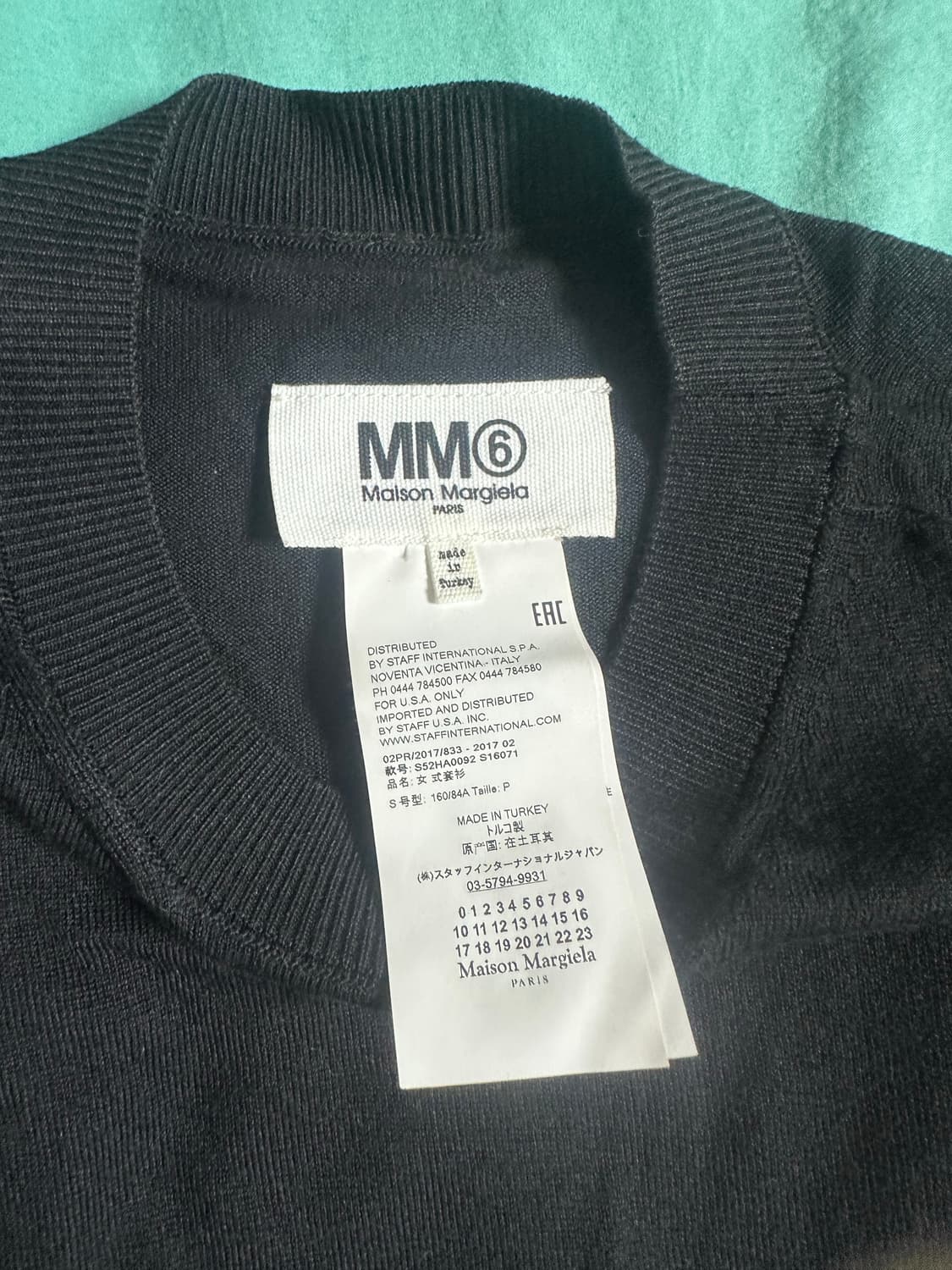MM6 마르지엘라 옆트임 얇은 니트 상품이미지3