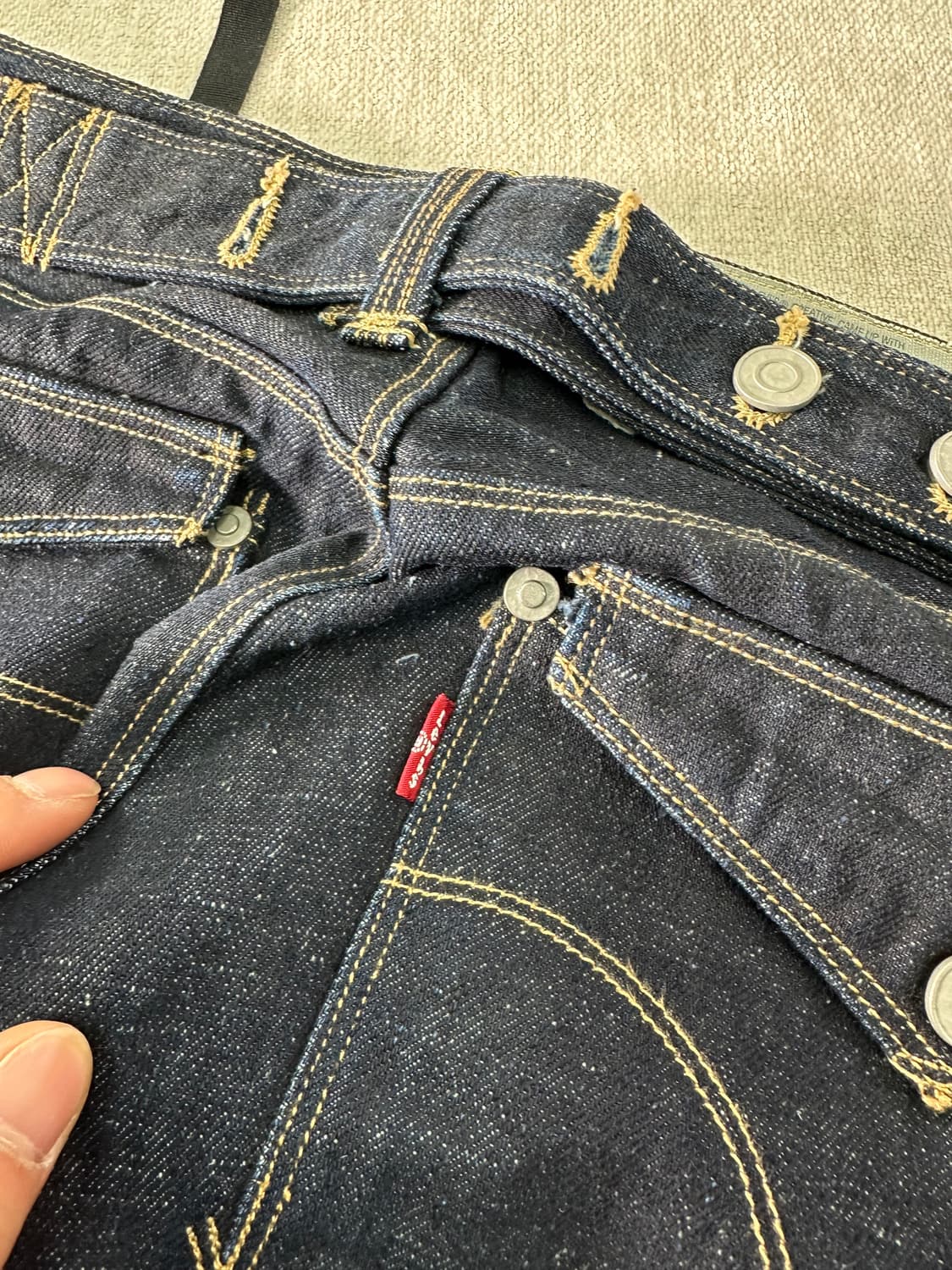 34 리바이스 00s 엔지니어드 진 3RD 백신치 진청 데님 팬츠 상품이미지5