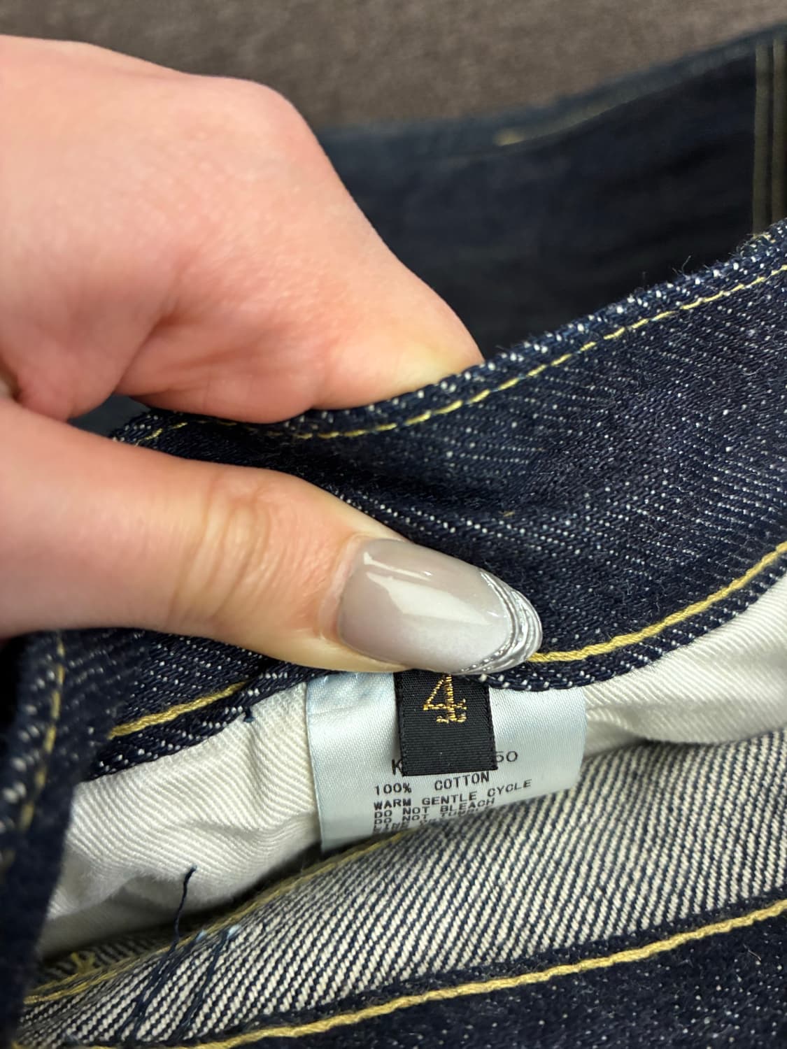 4)Mottainai Denim 빈티지 스티치 디테일 중청 데님팬츠 상품이미지3
