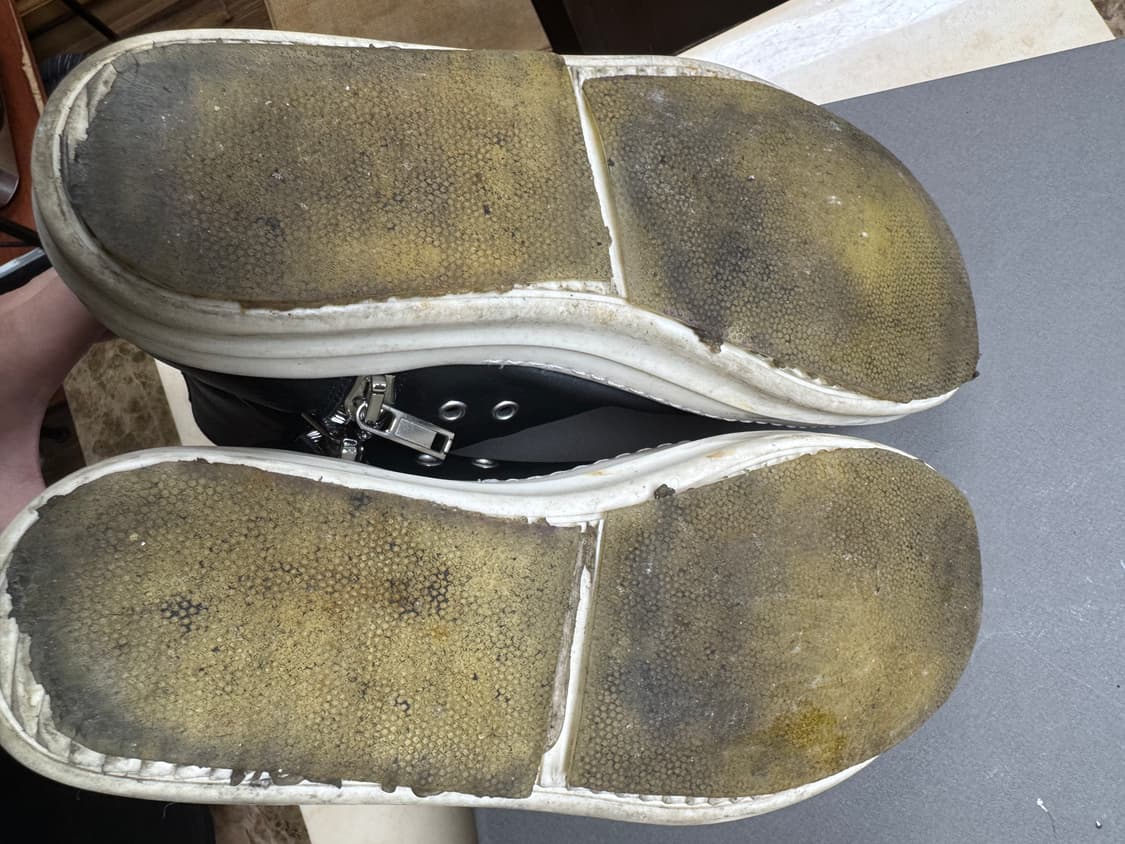 23FW 릭오웬스 라몬즈 하이 LPO 43 (RU02C7890) 상품이미지4