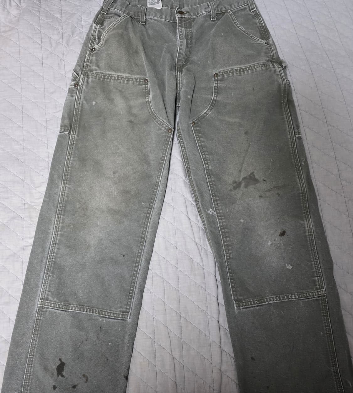[34X36] 빈티지 칼하트 더블니 B136MOS 트래쉬드워크팬츠 M-1 상품이미지1
