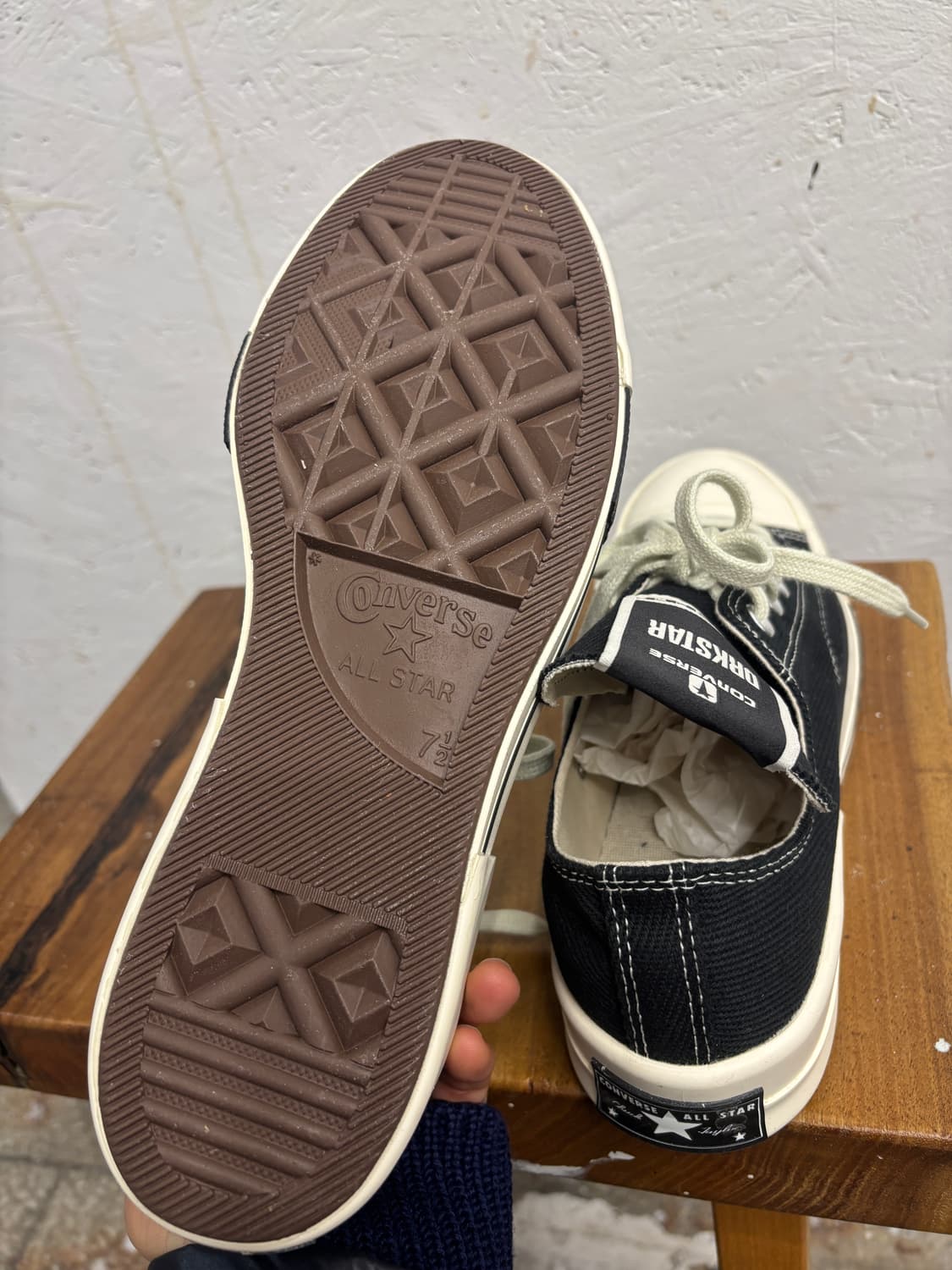 릭오웬스 컨버스 다크스타  상품이미지4