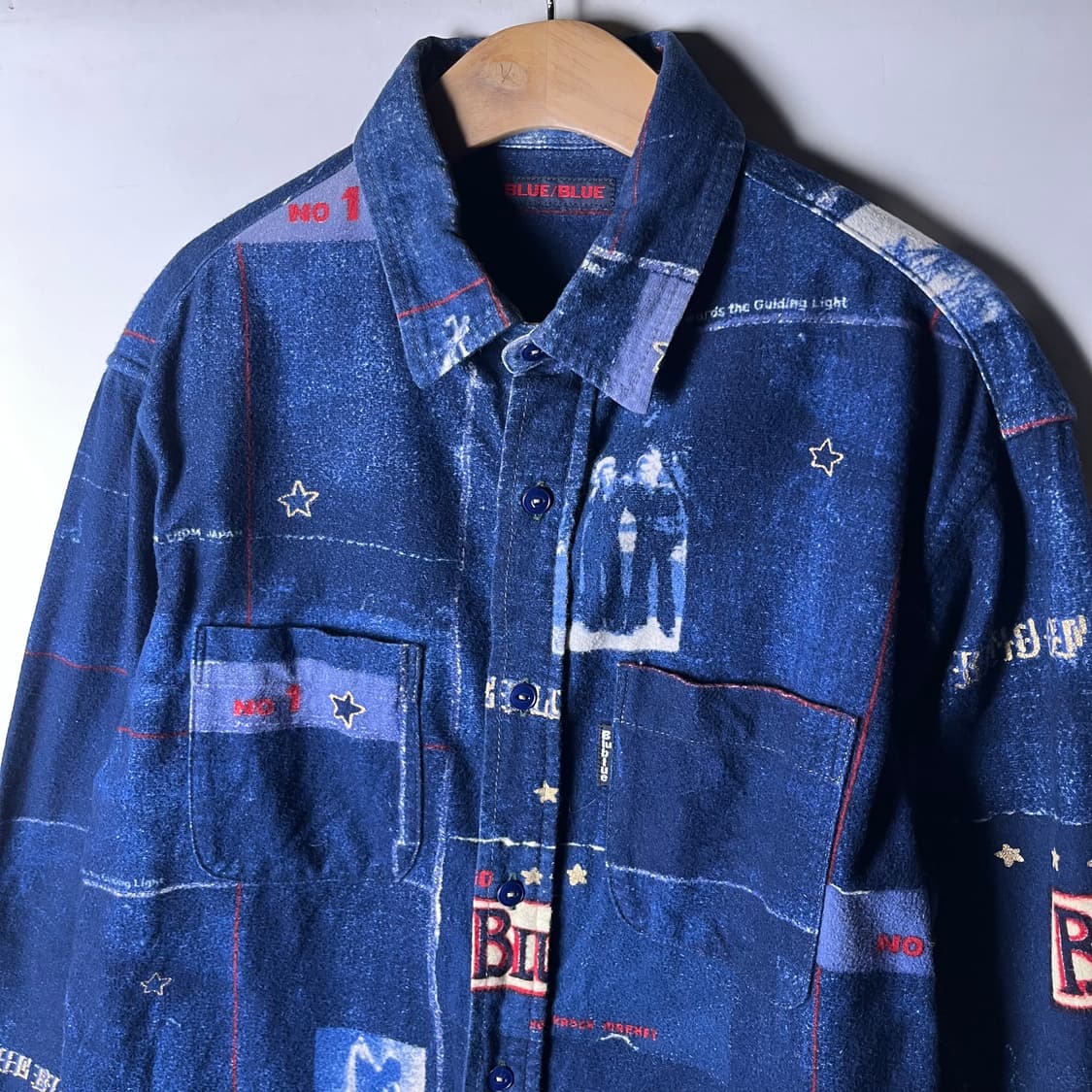 [Blue Blue Japan] 블루블루 재팬 리워크 셔츠 상품이미지3