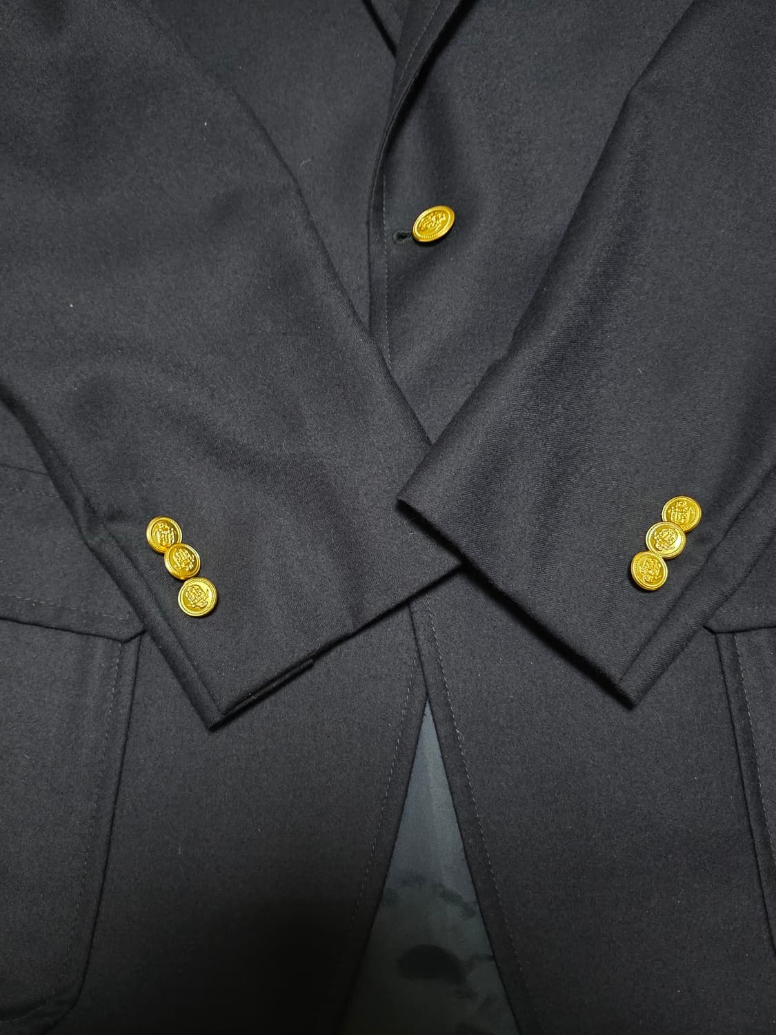 42R새제품 택포50만)USA제이프레스 도스킨 금장블레이저 상품이미지4