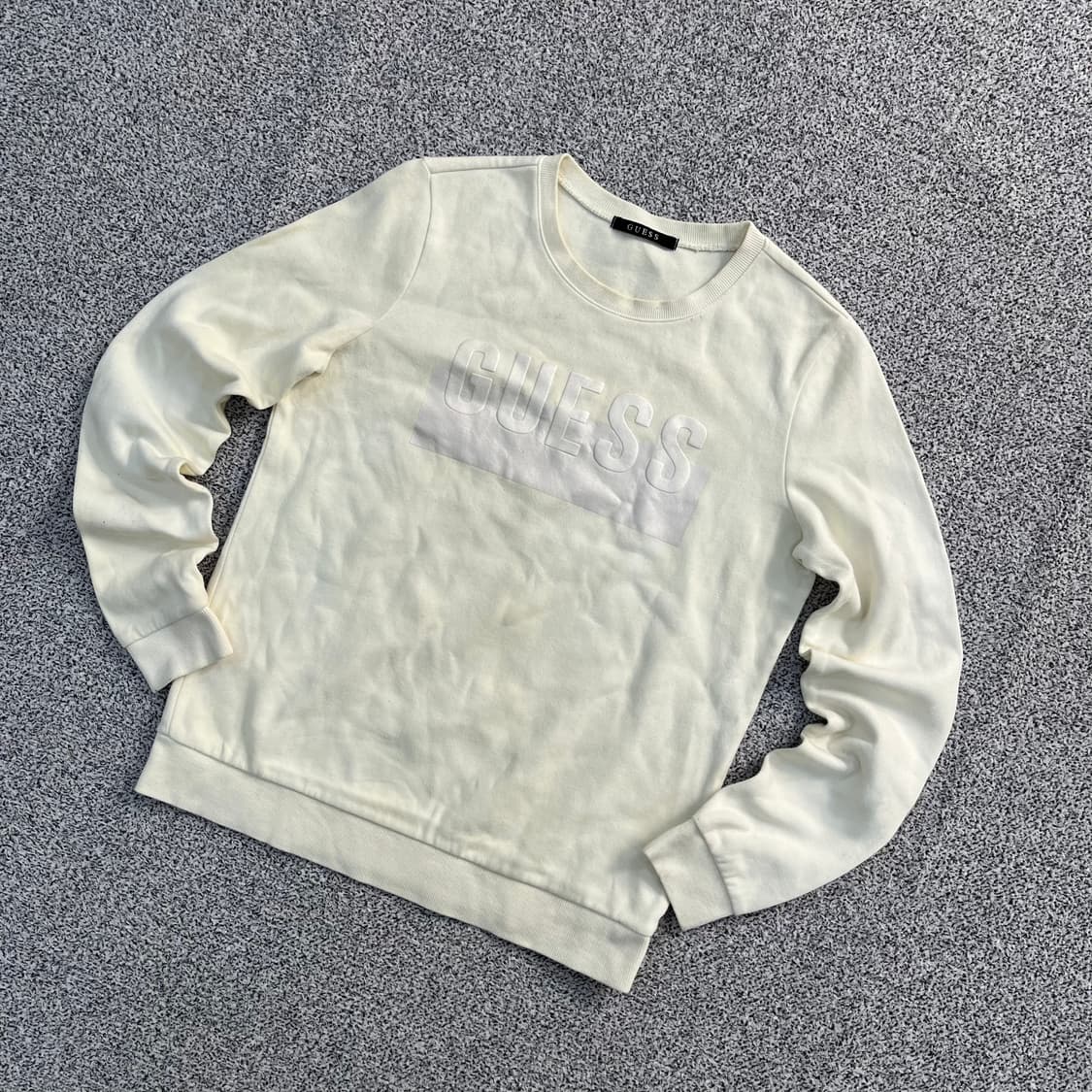 XS 게스 긴팔 맨투맨 (전체오염) 0326M 상품이미지1