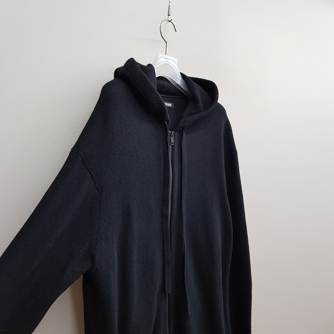 자딕앤볼테르 해골 자수 오버핏  니트 후드 집업 XS사이즈 상품이미지3