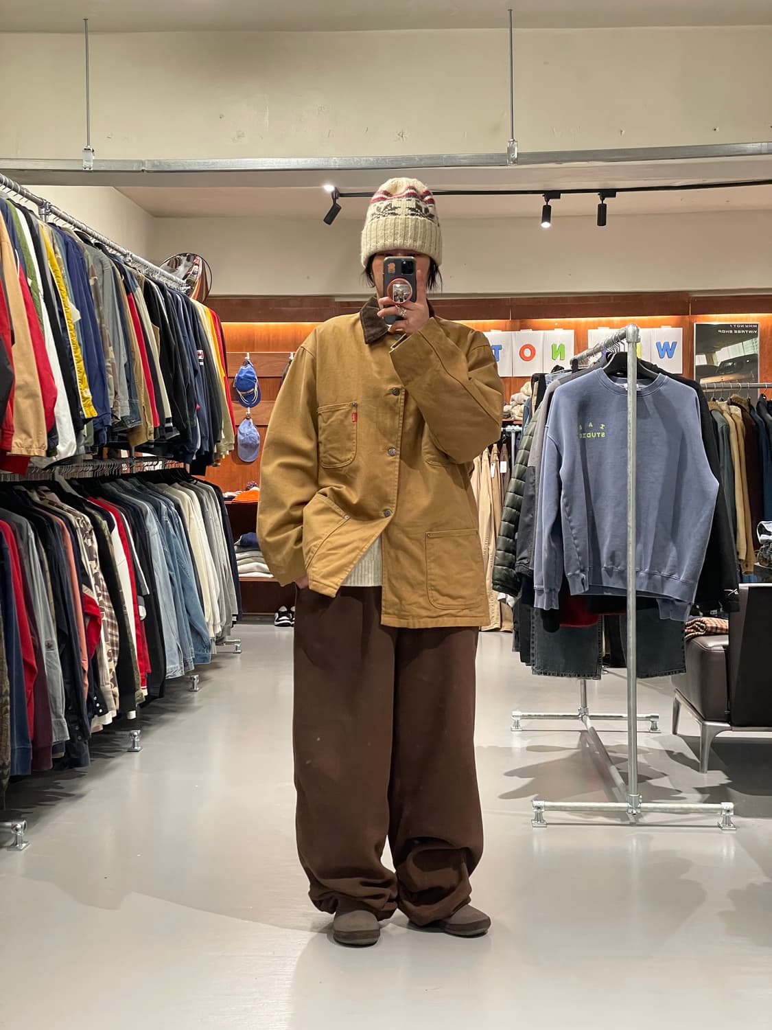 빈티지 4포켓 블랭킷 초어자켓 상품이미지2