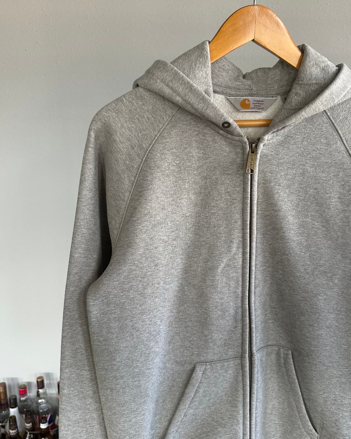 [S]칼하트 WIP 체이스 기모 후드집업 상품이미지2