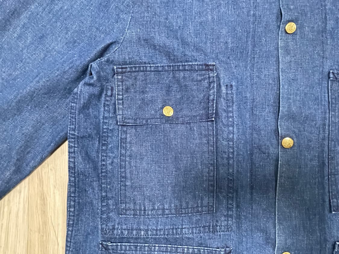 100~105) RRL원판 60's 카터스 코듀로이카라 데님 커버올 상품이미지6