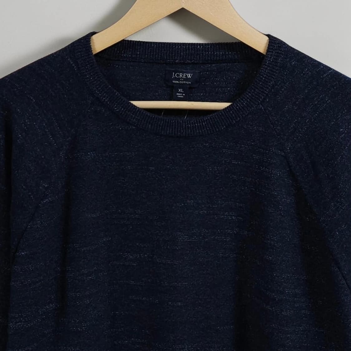 105~110 JCREW 제이크루 코튼 니트 봄가을 네이비 상품이미지2