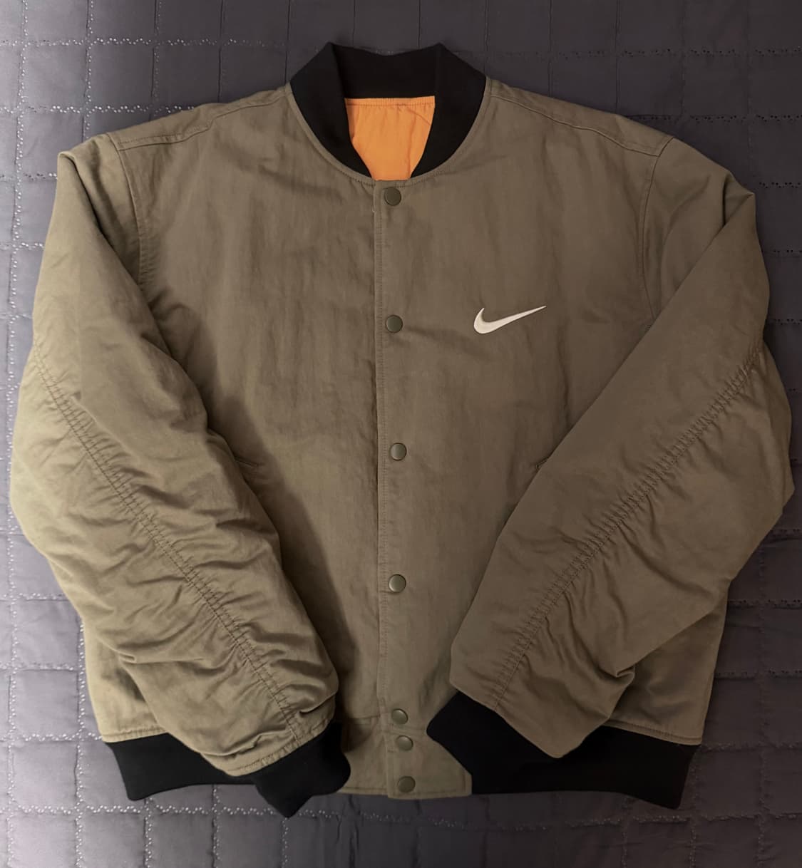 [M] 나이키 x 스투시 리버시블 자켓 미디움 올리브 상품이미지2