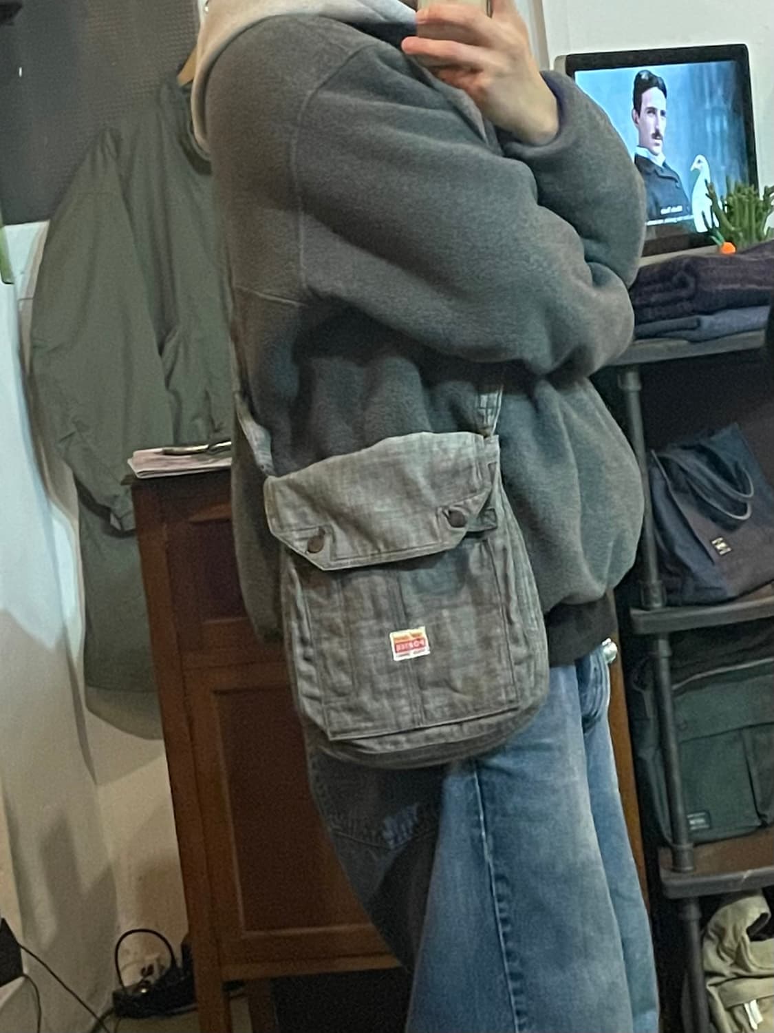 요시다 포터 70주년 기념 리버시블 크로스백 상품이미지1