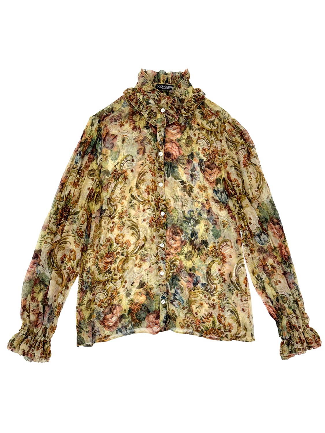 Dolce & Gabbana Floral Silk Blouse/ 44 상품이미지1
