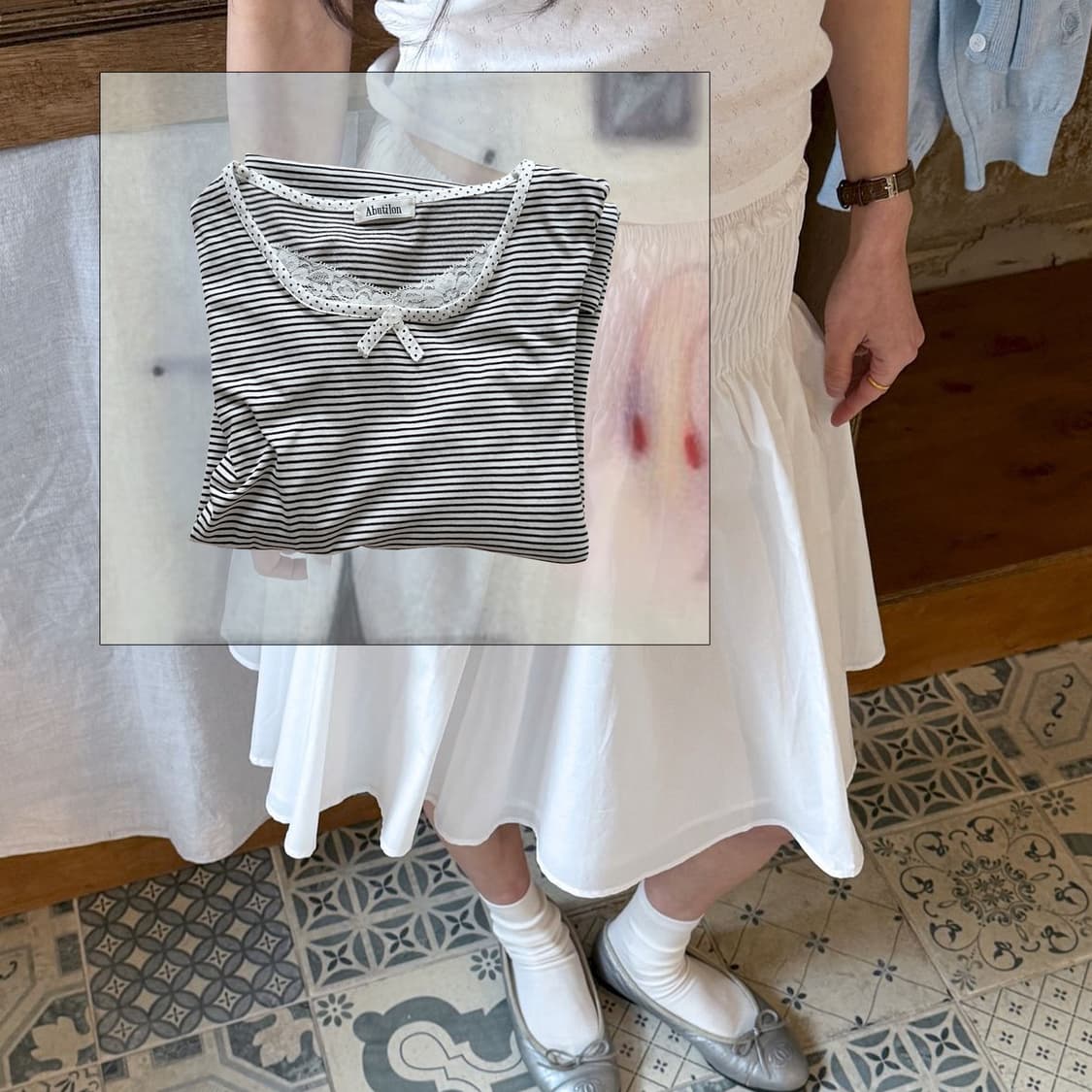 ⋰˚☆ Little Half Sleeve 𓂃‪ 𓈒𓏸 상품이미지1