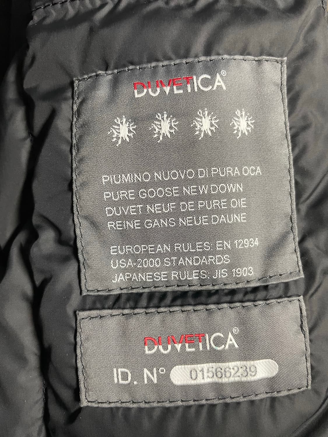 이태리 듀베티카 구스다운 남성 패딩 50(100정도) 상품이미지5