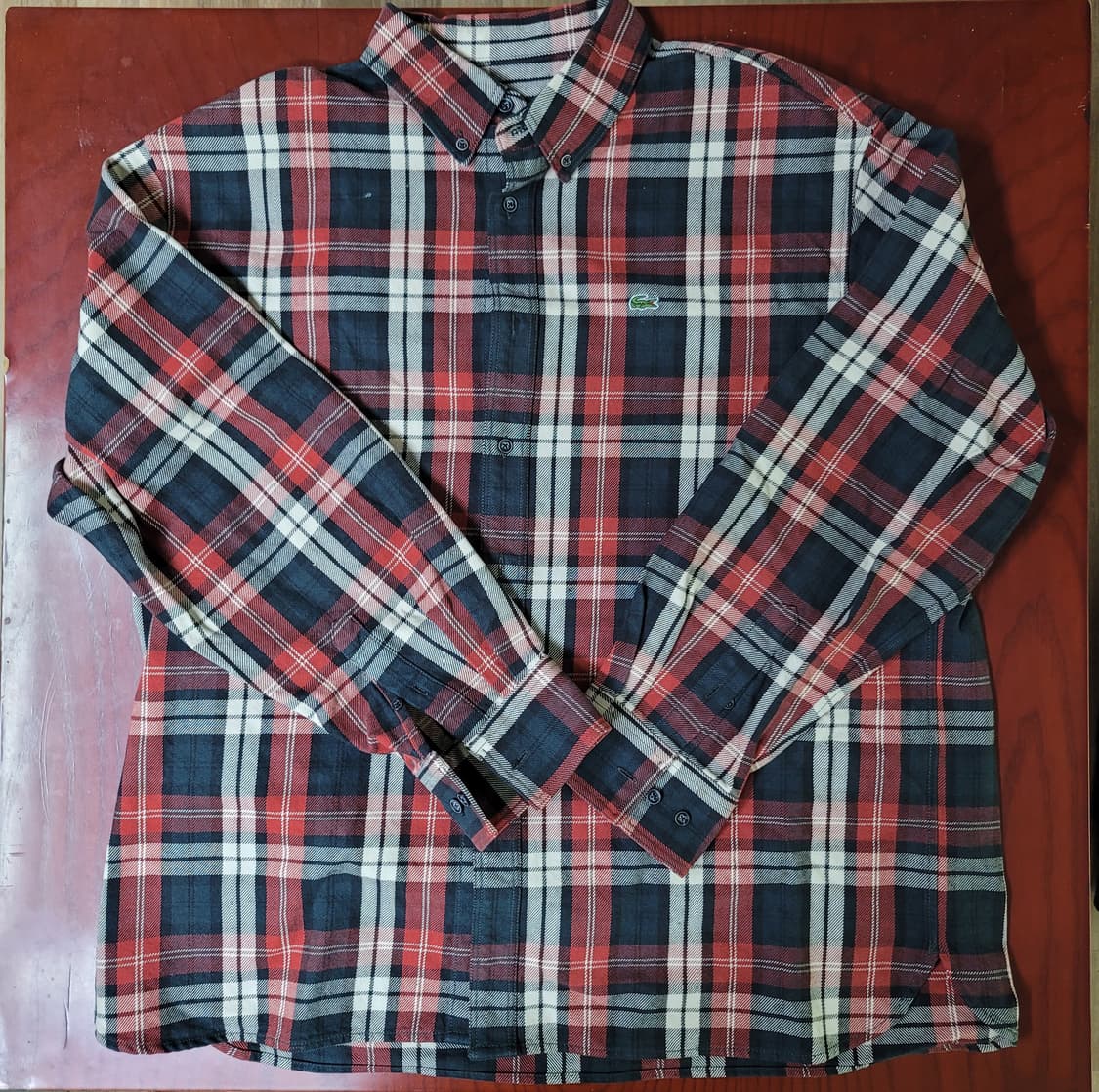 라코스테 플란넬 워크 셔츠 상품이미지1