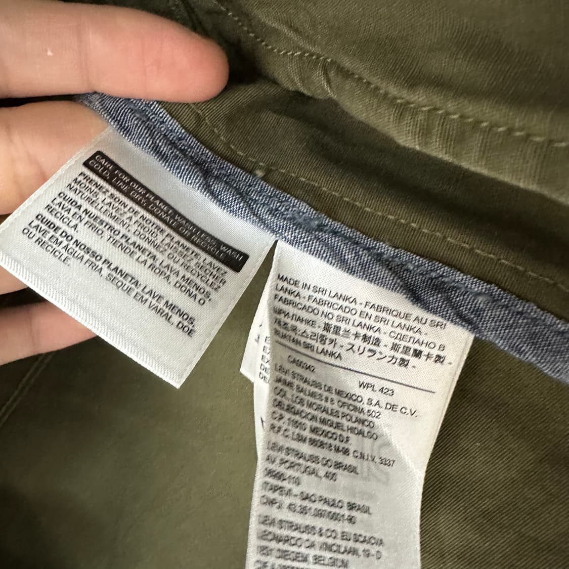 95 리바이스 여자 루즈핏 유틸리티 코튼 자켓 상품이미지4