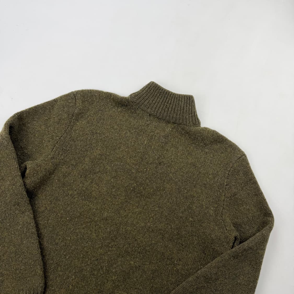 폴로 랄프로렌 그린 메리노울&앙고라 니트 반집업 상품이미지8