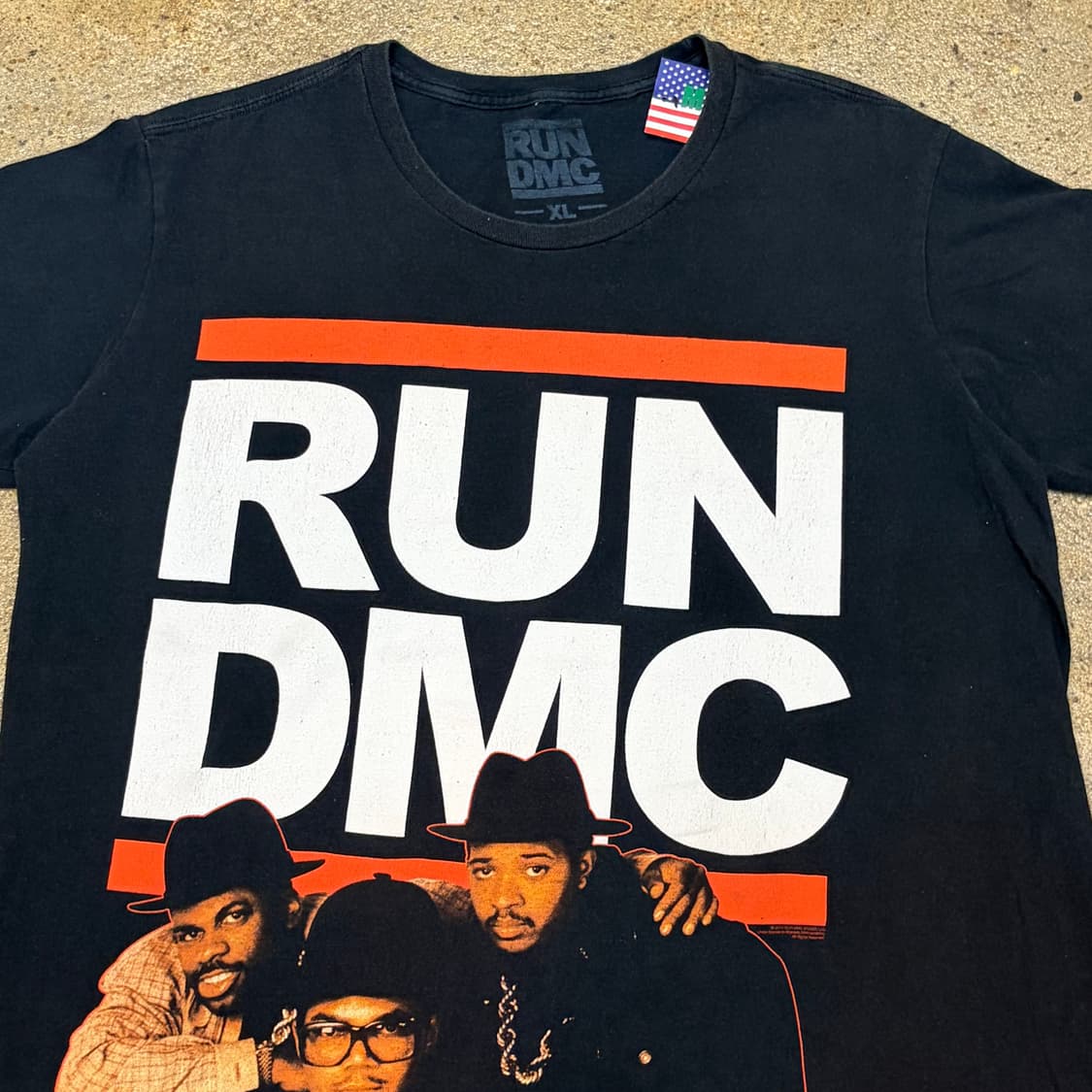 미국 빈티지 RUN DMC 공식굿즈 힙합 반팔티 상품이미지3