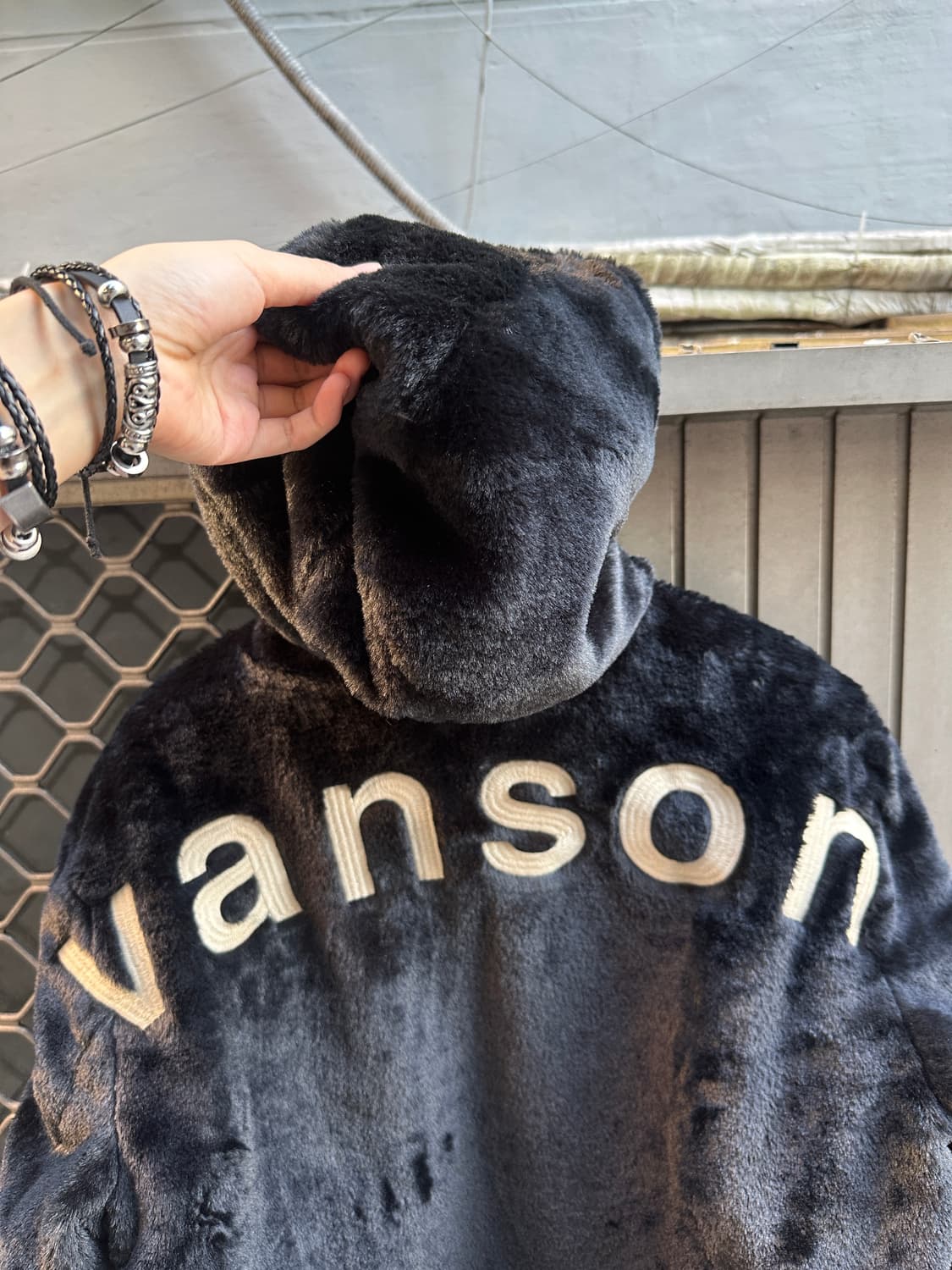 RARE VANSON reversible camo fur jacket 상품이미지6