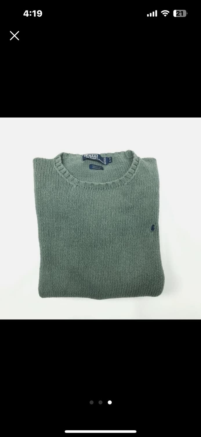 폴로 랄프로렌 올리브 니트 상품이미지3