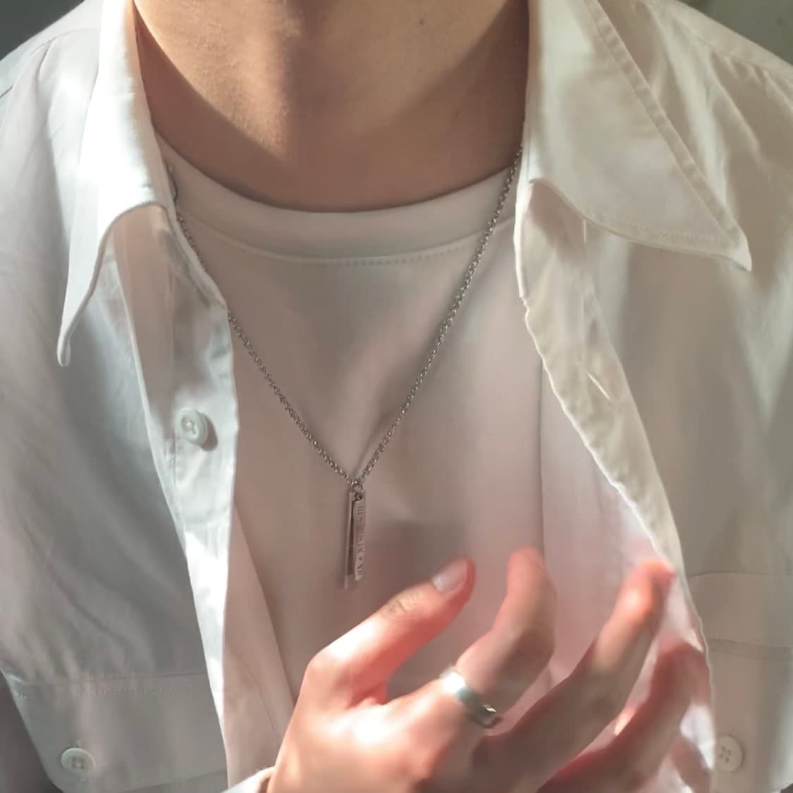 Numbering Layered Necklace 상품이미지2