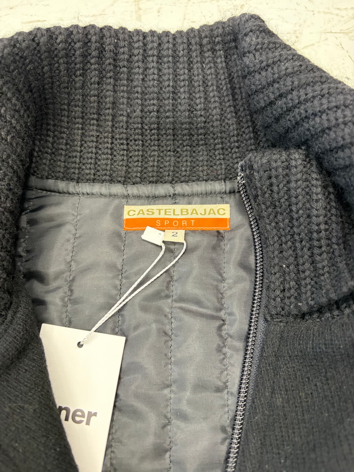 Castelbajac sport 니트 카라 집업 자켓 상품이미지4