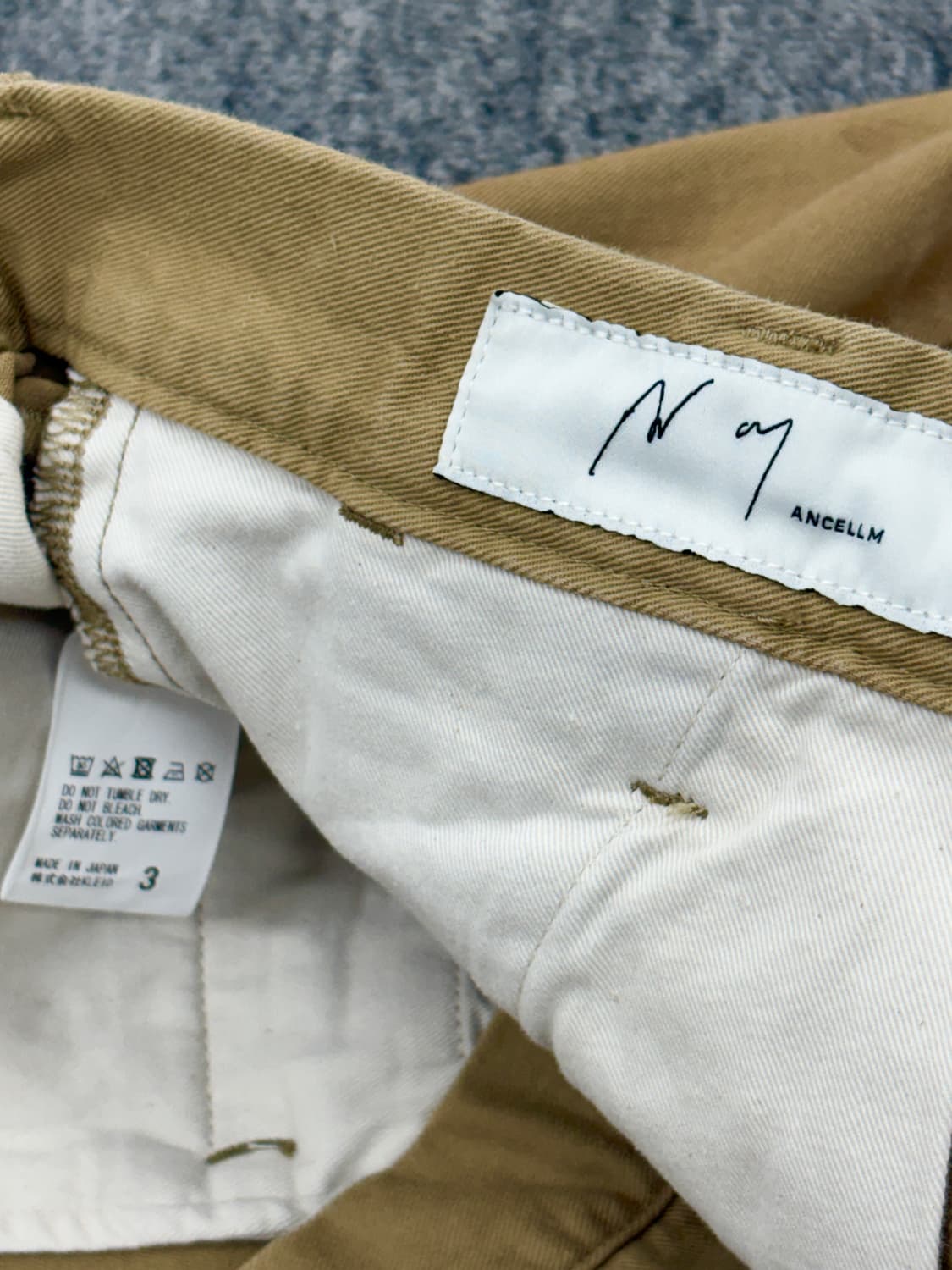 안셀름 페인트 치노 트라우져 3사이즈 상품이미지3