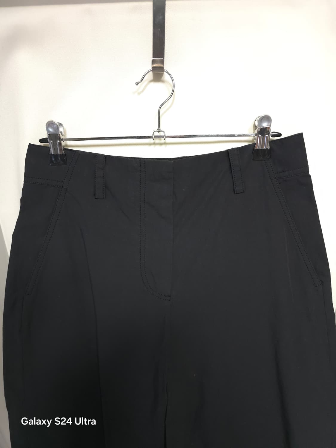 Cos 코스 블랙 면 와이드 팬츠 Eur 34 ✨️정품✨️
 상품이미지4