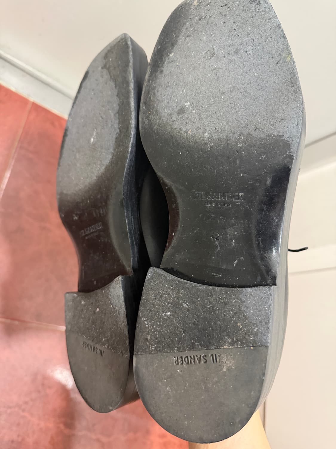 Jil sander 질샌더 더비 블랙 42 상품이미지4