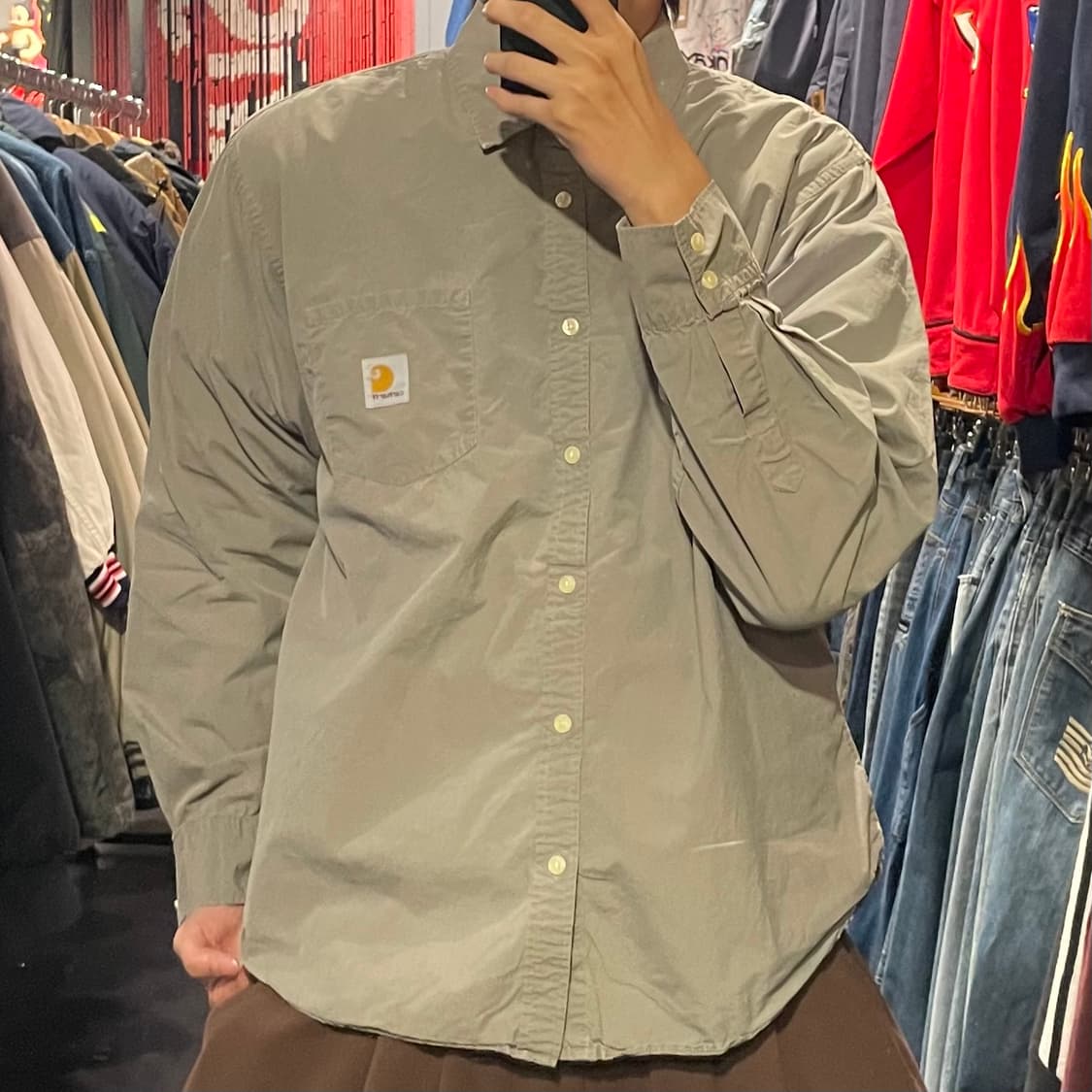[IM] carhartt 칼하트 그레이 긴팔셔츠 상품이미지2