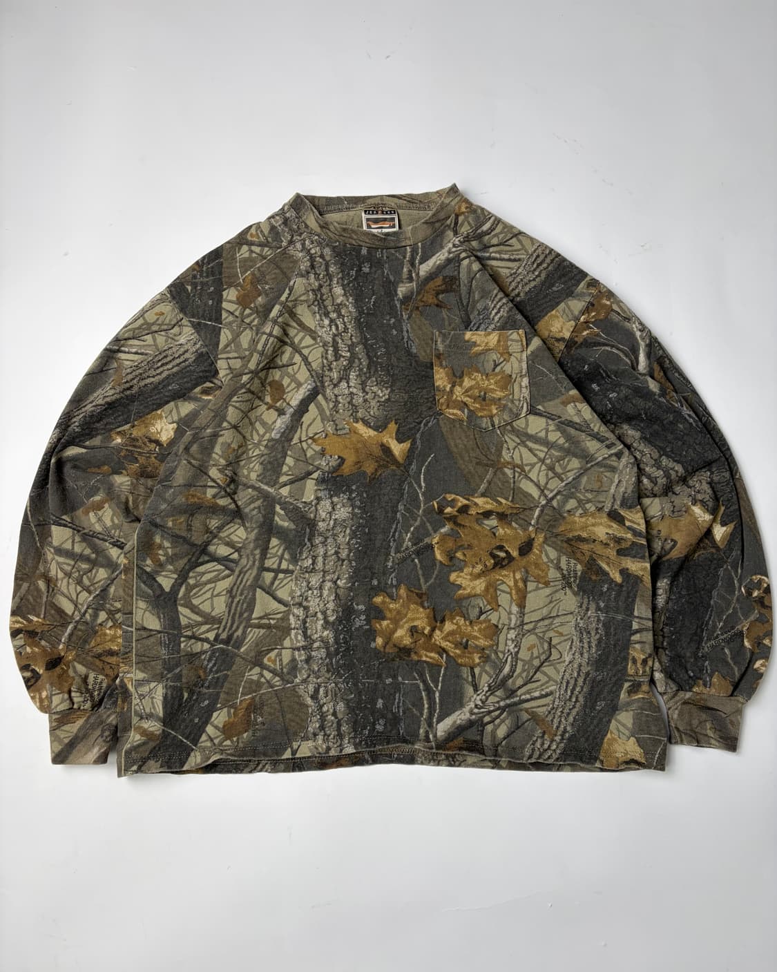 90s Forest Camouflage Long Sleeve Tee 상품이미지1