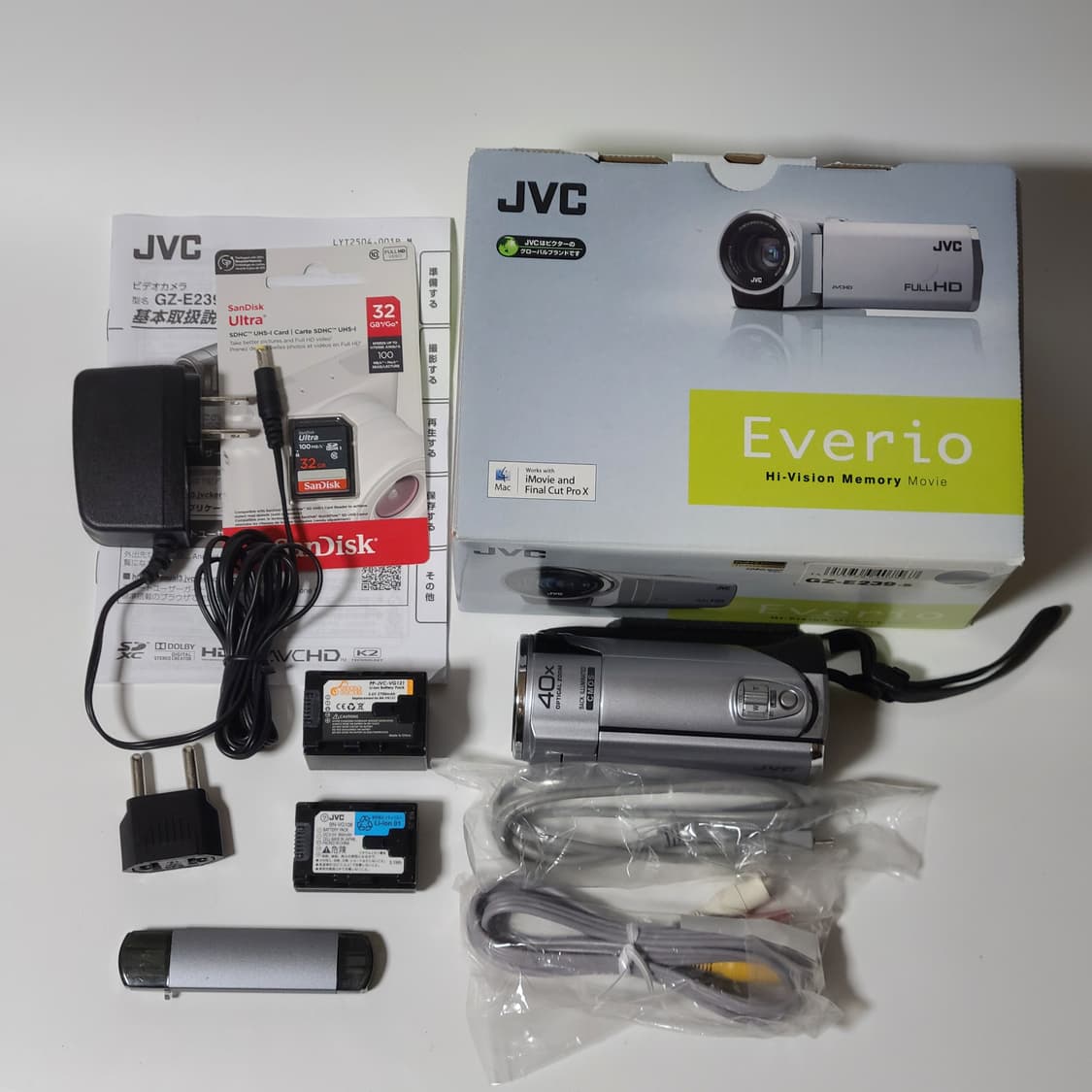 JVC 에버리오 GZ-E239 빈티지 캠코더 상품이미지2