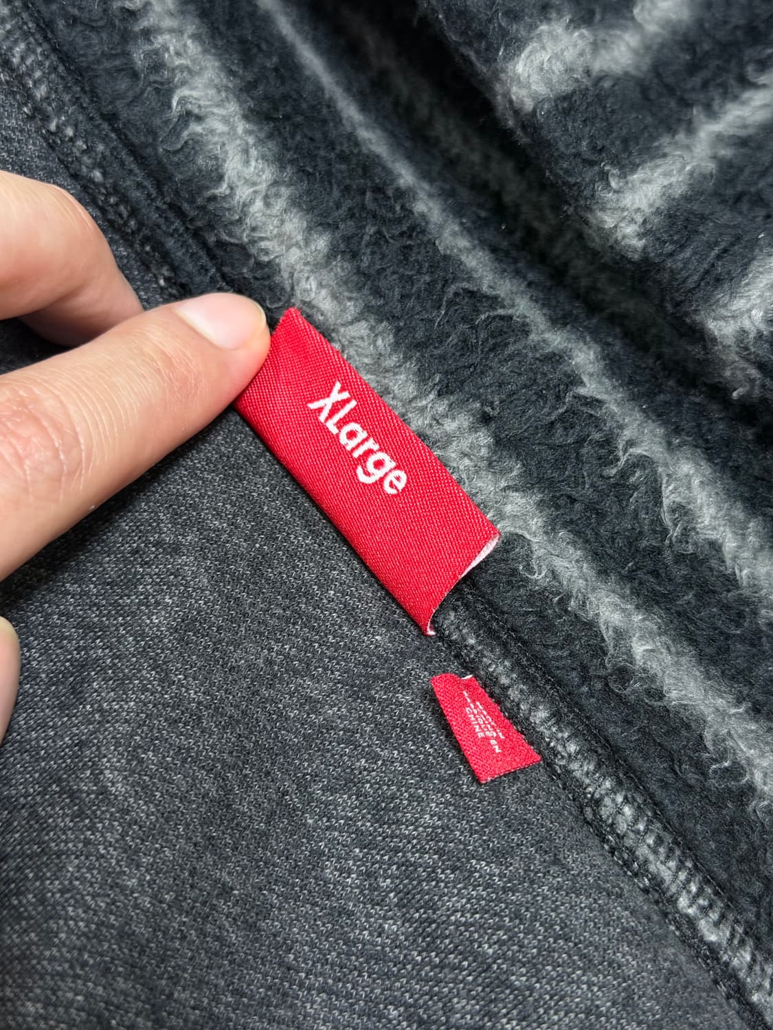 [XL]슈프림 브러쉬드 후드집업 23FW 상품이미지4