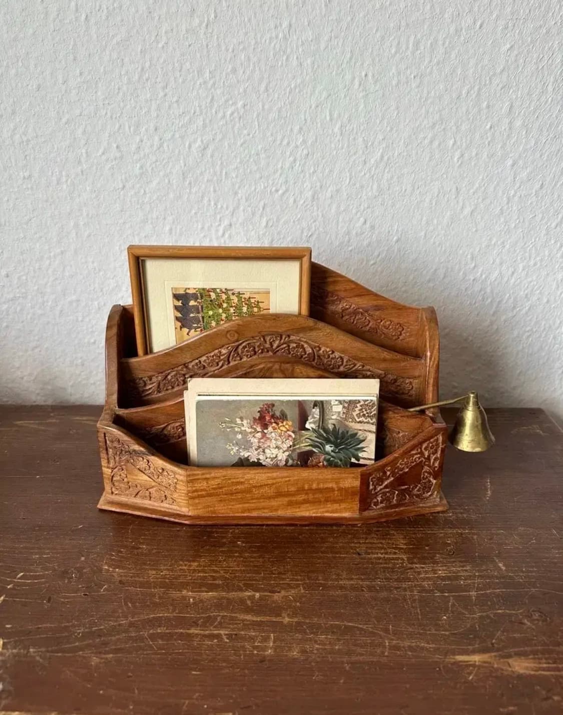 독일)빈티지 우드 오거나이저 상품이미지1