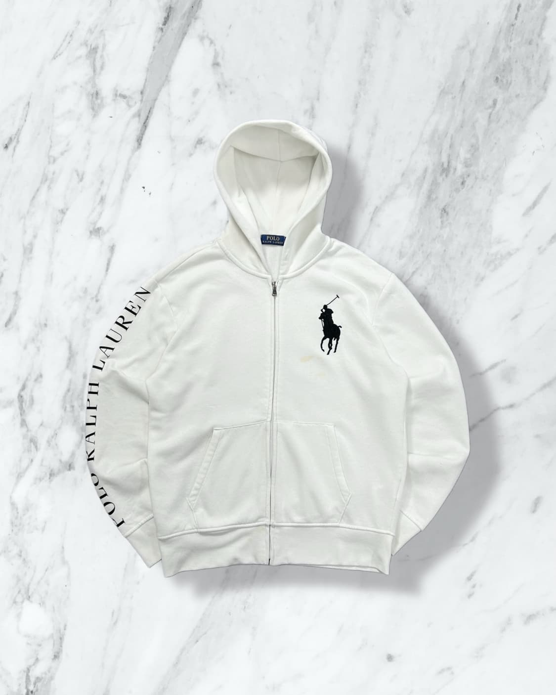 폴로 랄프로렌 빅포니 레터링 후드집업 상품이미지1