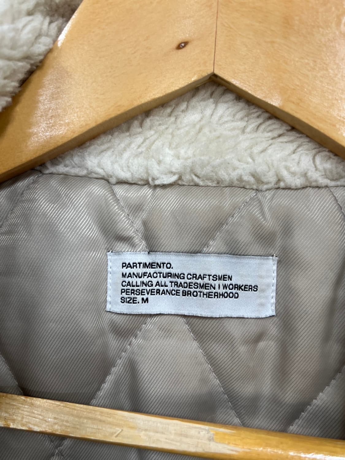 파르티멘토 3M 신슐레이트 보아 플리스 무스탕 점퍼 상품이미지5