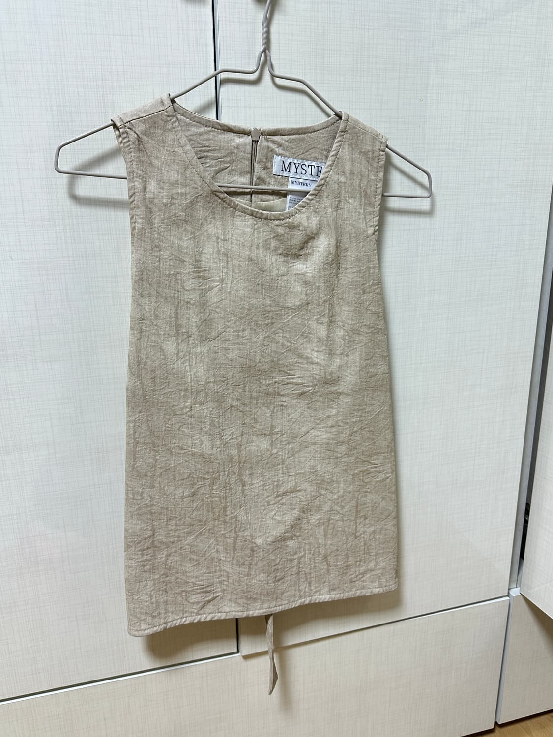 샵페어리 백 포인트 슬리브리스 상품이미지3