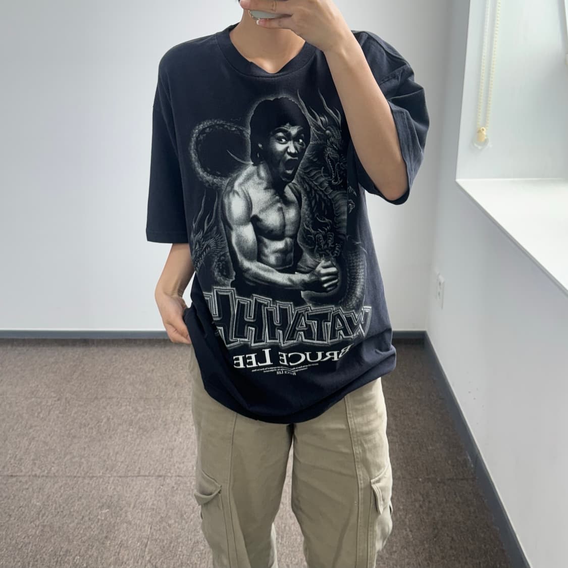 Michael 90s 브루스리 블랙 반팔  상품이미지1