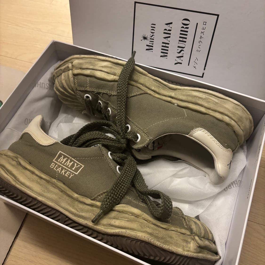 미하라 야스히로 블레이키 빈티지 카키 44 상품이미지1