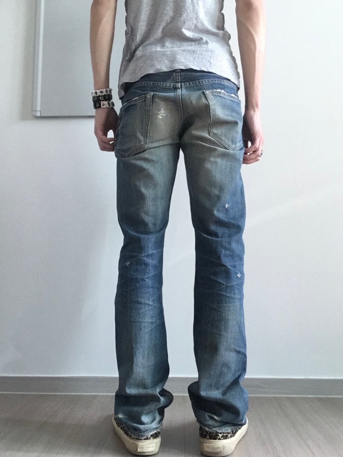 90’s Hysteric Glamour stud jeans 상품이미지3